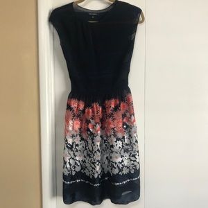 Navy blue cover dress